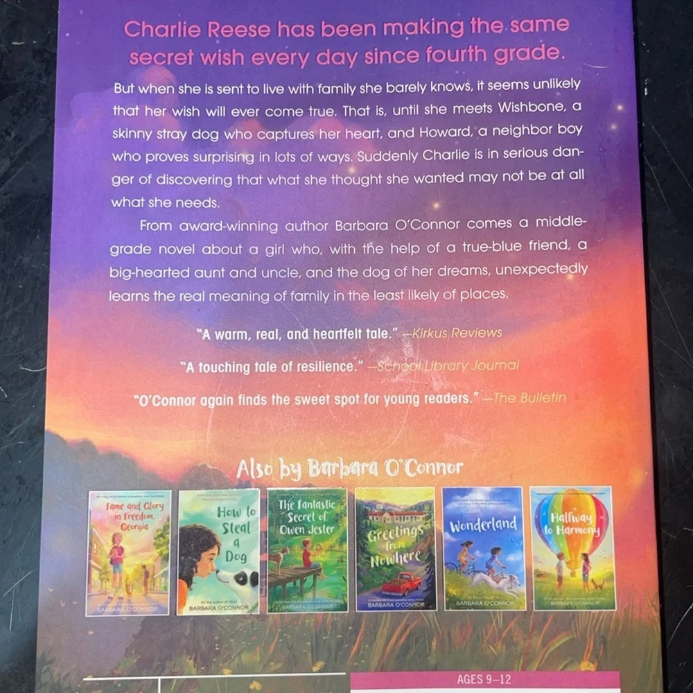 🏷️ Wish by Barbara O'Connor